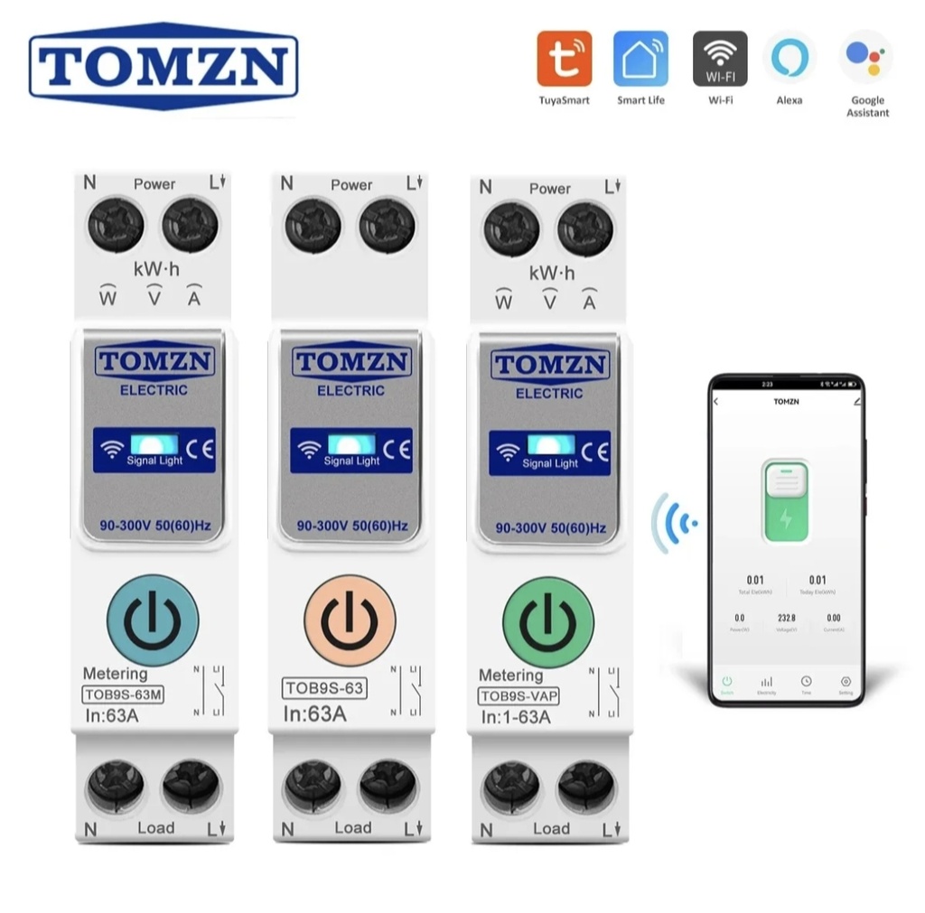 [Tob 9s vap] Switch 63A smart energy meter