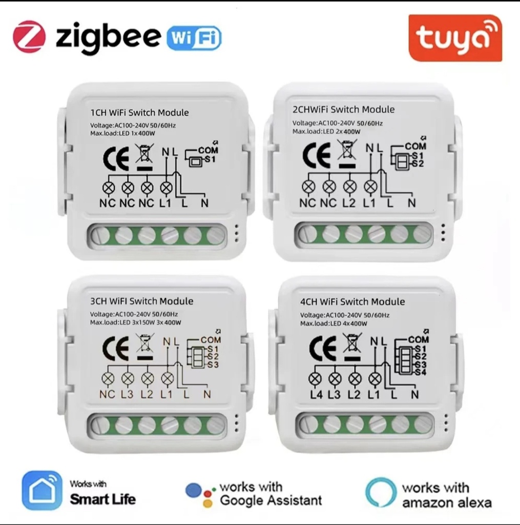 [Zb 2 ch] Relay zigbee 2 channel